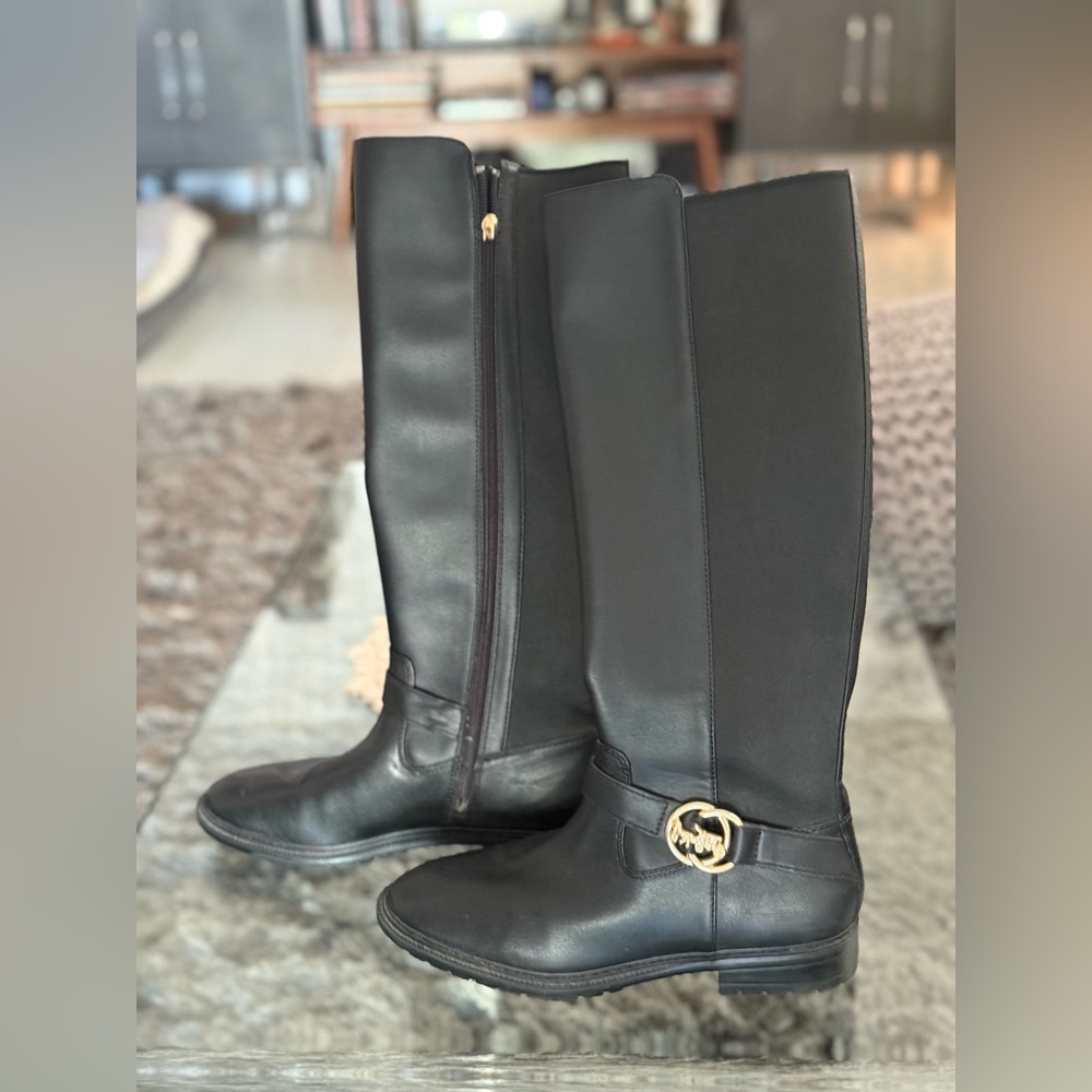 Coach Black Riding Boots 7.5W